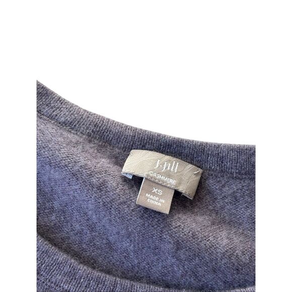 J Jill Cashmere Sweater size XS Purple - Picture 3 of 8